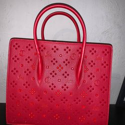 Red Christian Louboutin Tote
