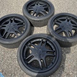 20” UNIVERSAL DODGE CHEVY FORD WHEELS RIMS TIRES NISSAN TOYOTA CHRYSLER 5-LUG