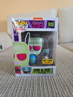 Funko Pop Invader Zim & GIR #920 Hot Topic Exclusive
