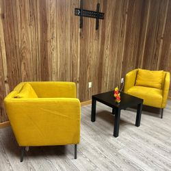 Sillones IKEA (2 piezas) Amarillos