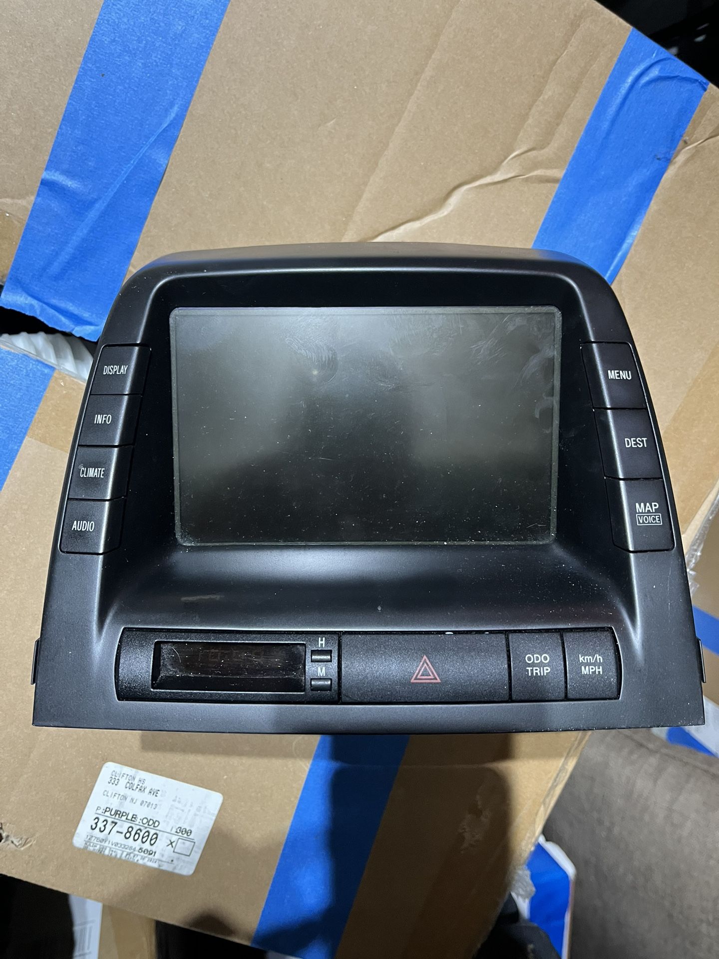 Screen Display Toyota Prius 2005-2009