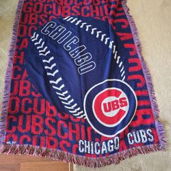 CHICAGO CUBS THROW BLANKET 