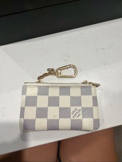 Louis Vuitton Key Pouch Damier Azur – 100% Authentic