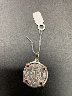 Atocha silver coin pendant