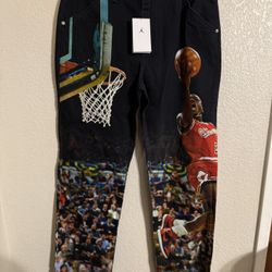 Nike Air Jordan 1 Jumpman Printed Twill Casual Pants