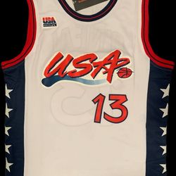 Shaquille O'Neal USA Olympic Jerseys