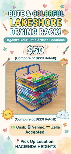 Lakeshore used drying rack