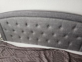 Queen size, headboard and frames
