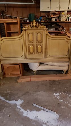 California King bed, dresser, mirror, and 2 nightstands