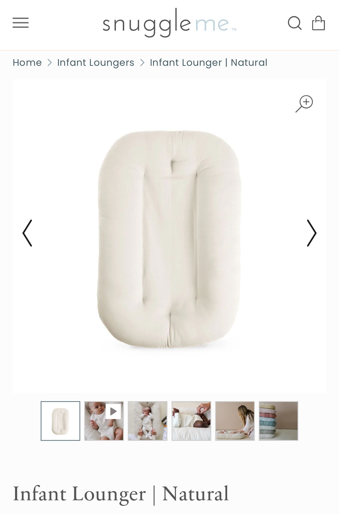 Snuggle Me Infant Lounger