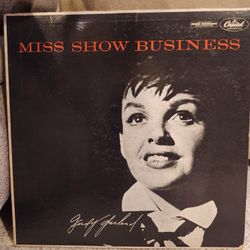 JUDY GARLAND Miss Show Business 1955 ORIGINAL PRESSING LP on Capitol #W676 POP