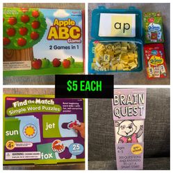 Puzzles/Game For PreK/K/1