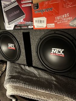 MTX 12” Dual subwoofers 🔊 package.