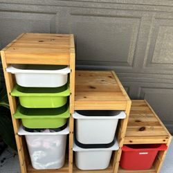 IKEA Trofast Solid Wood Toy Storage