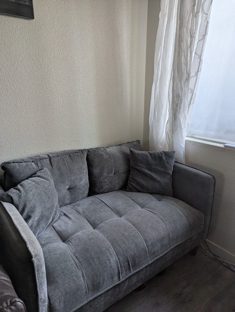 Love Seat - Dark Grey