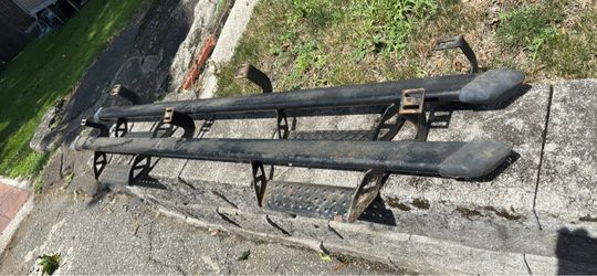 Dobble cab Toyota Tacoma side steps