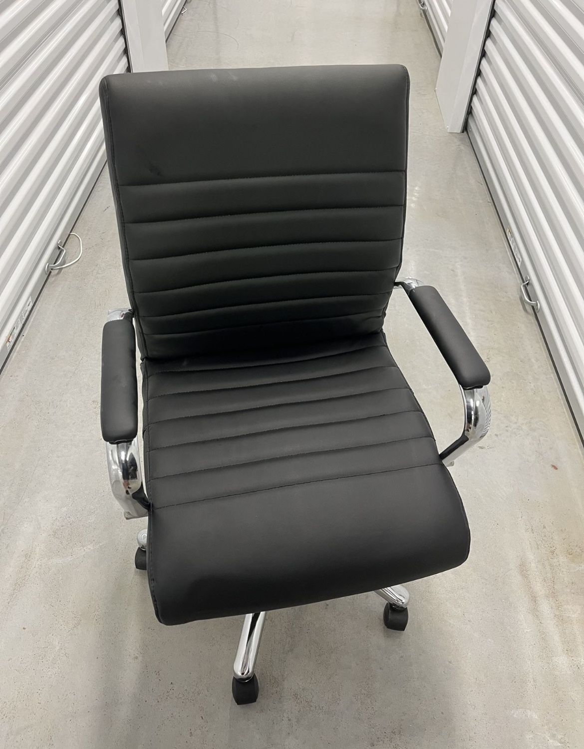 Black Leather Office Chair (If It’s Up It’s Available)