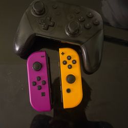 🔥 Nintendo Switch Joy-Con + Pro Controller – $105 Bundle – Great Condition