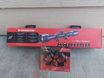 Simmons Pro Hunter 4-12x40mm Scope with Rimfire Rings