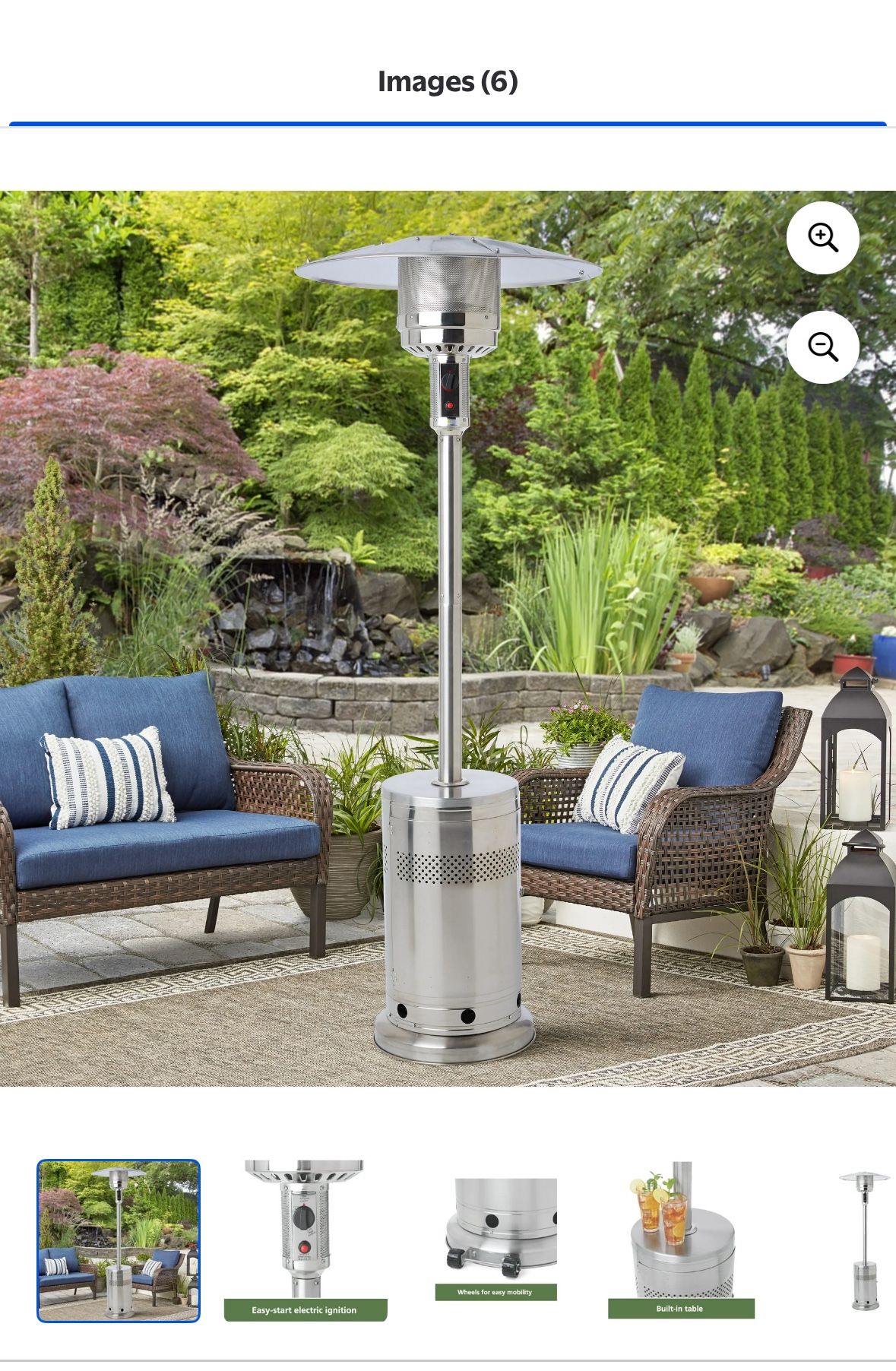 Gas Patio Heater 7 Foot Brand New