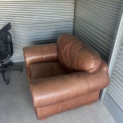 Leather Couch Arm Chair