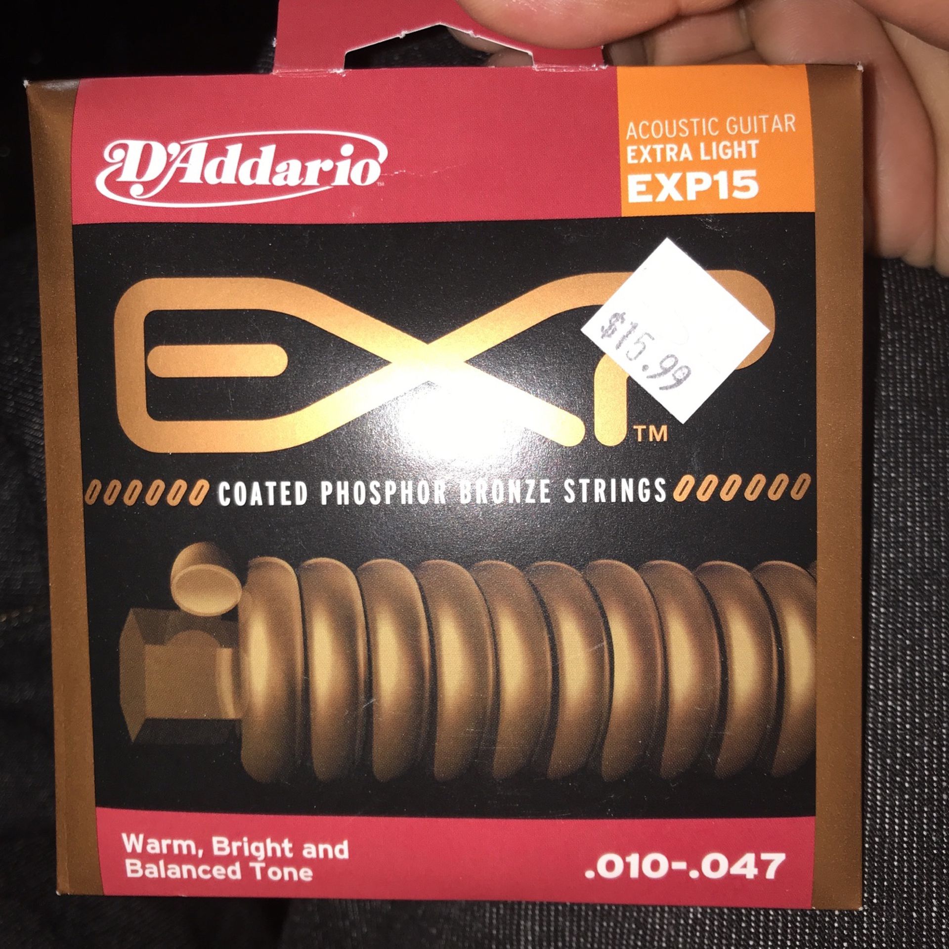 EXP Acoustic guitar Strings Extra Light EXP215