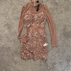 Pink/latte Colored Dress