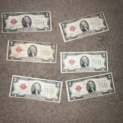 1928 2 Dollars Bill 
