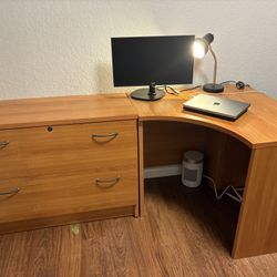 Dania Corner Desk - Oak 