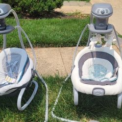 🌟 Graco DuetSoothe Swing & Rocker – Excellent Condition – 2 Available! 🌟