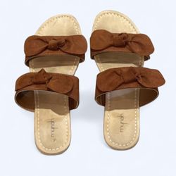 Women's Brown Suede Sandals