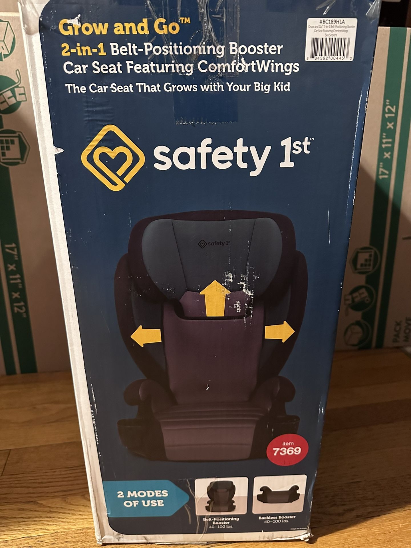 Grow and Go 2-in-1 Belt-Positioning Booster Car Seat featuring ComfortWings