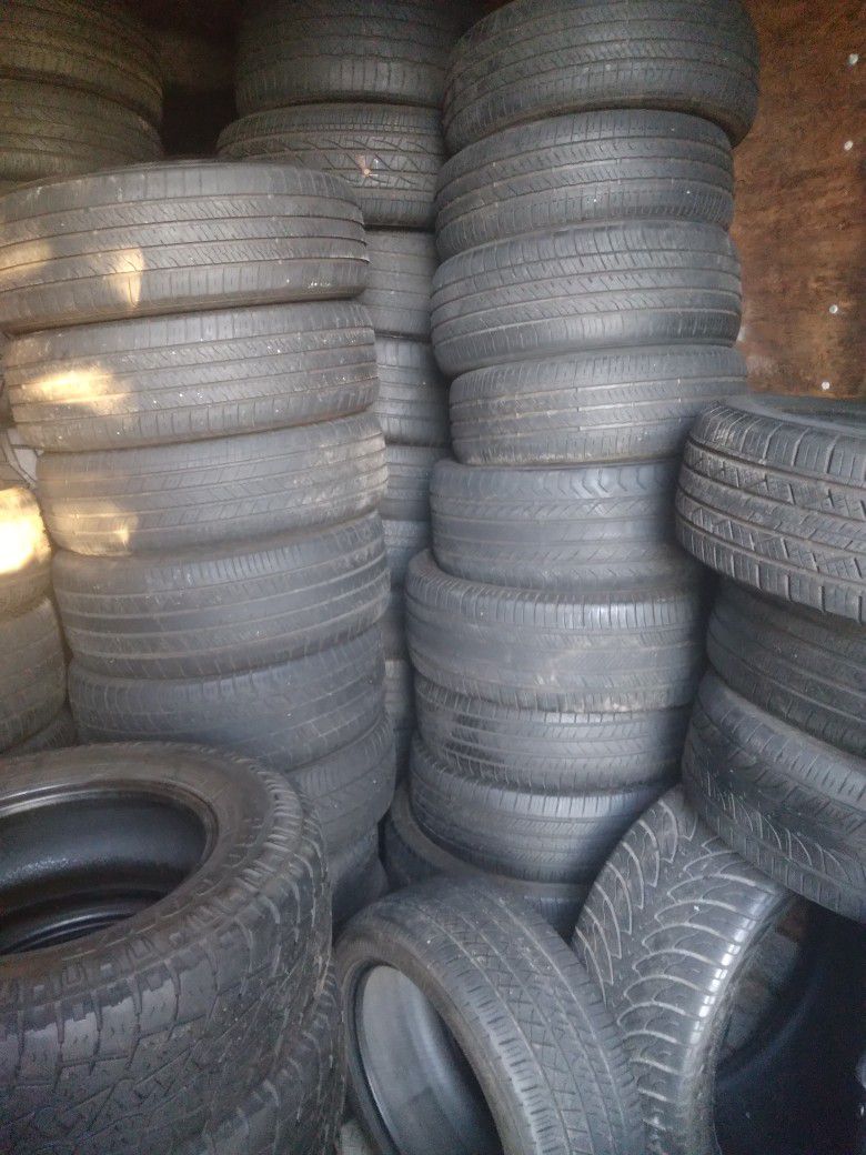 100 Used Tires  Get Them All And Can Have For 10 Dollars Each