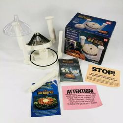 Great American Steakhouse Onion Machine As Seen on TV W/ Cookbook Instructions 