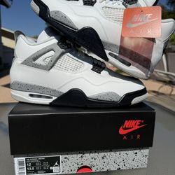 Air Jordan 4 White Cement 2025 Size 12 NEW