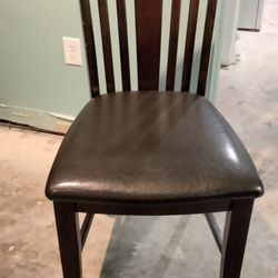 Two Bar Stools Height Chairs