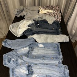 10/12 Jean Jackets And Sweaters Girls 