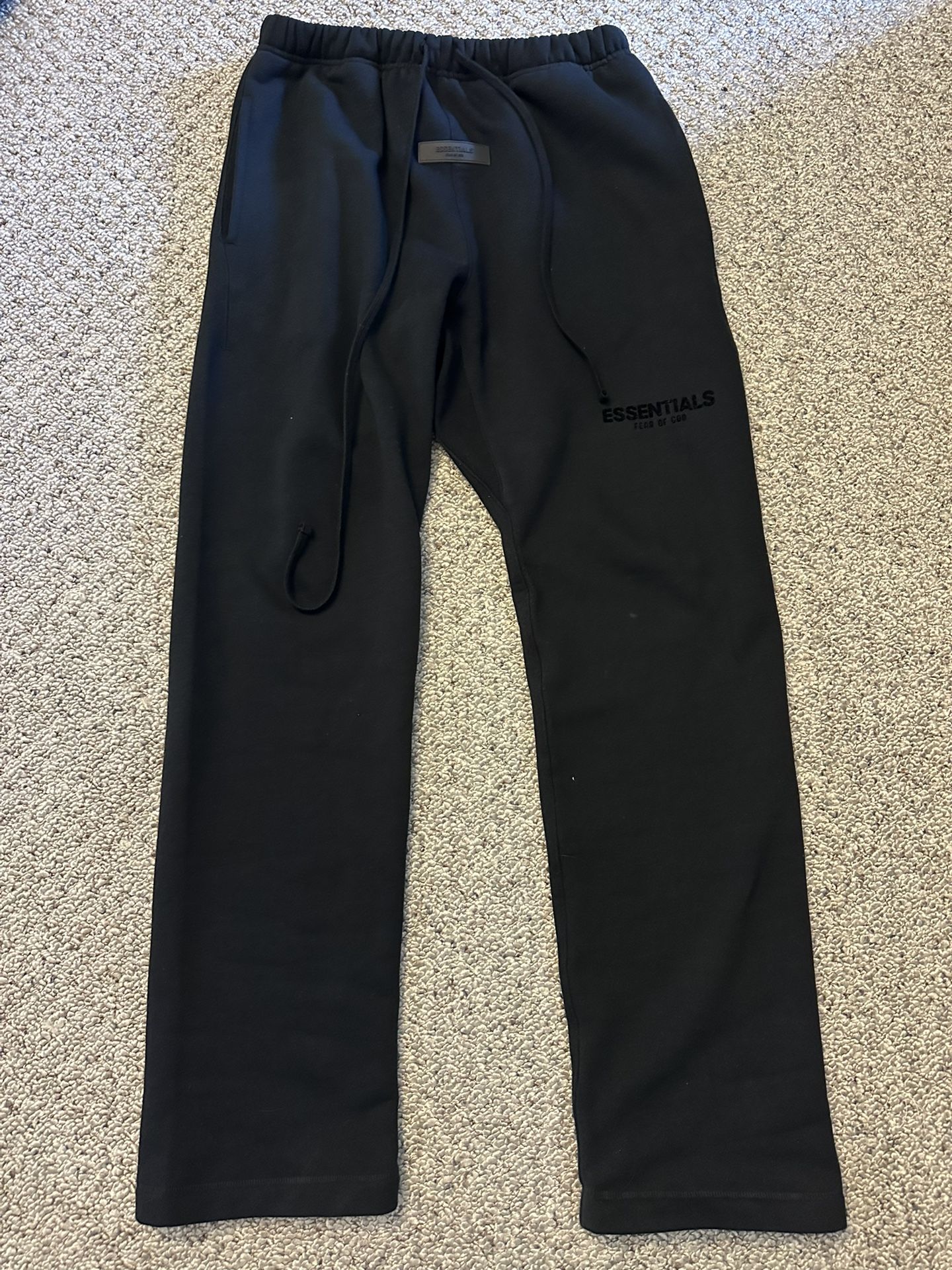 Black Essential Sweatpants