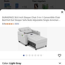 Pullout Sleeper Ottoman