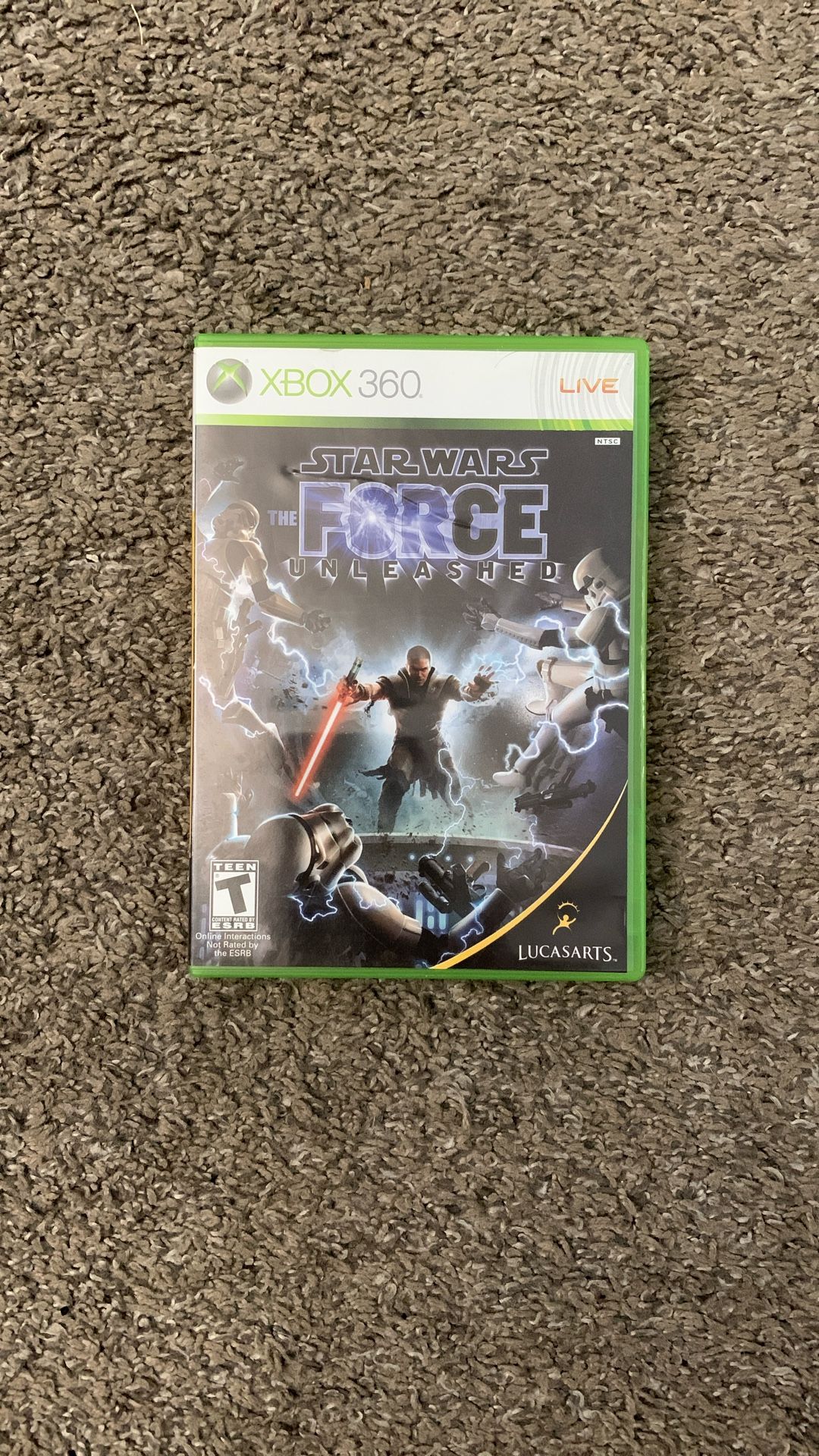 Star Wars the Force Unleashed XBOX 360