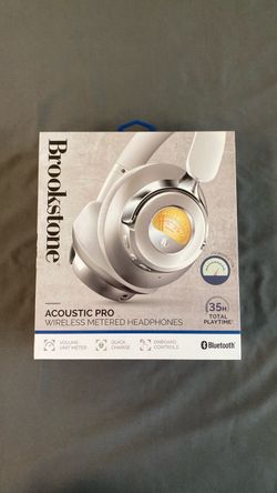 Brookstone Acoustic Pro Wireless Headphones