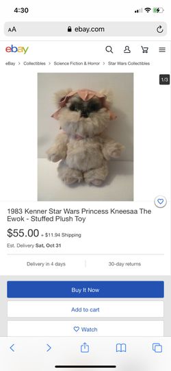 1983 Kenner Star Wars kneesaa the Ewok