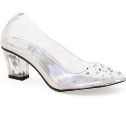 Kids clear princess glass Slippers