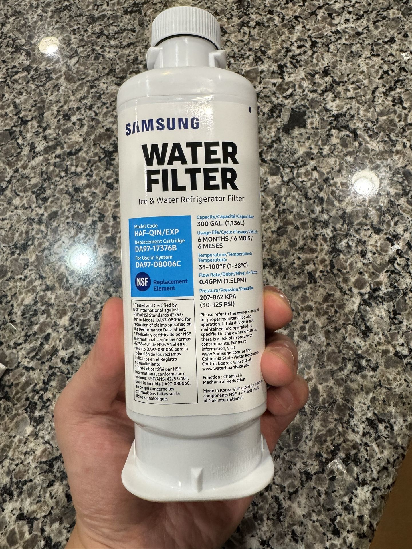 Samsung Refrigerator Water Filter HAF-QIN/EXP 3 Pack