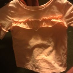 One orange Color Blouse For Little Girl New Never Used Size 3  0n Sale For Just 2.00