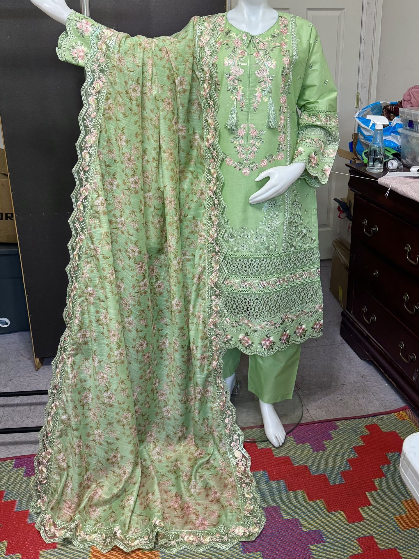 Pakistani Cotton Party Wear Dress