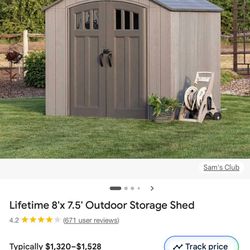 Lifetime Storage Shed