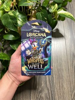 Disney Lorcana TCG Whispers In The Well Booster Pack Sleeved