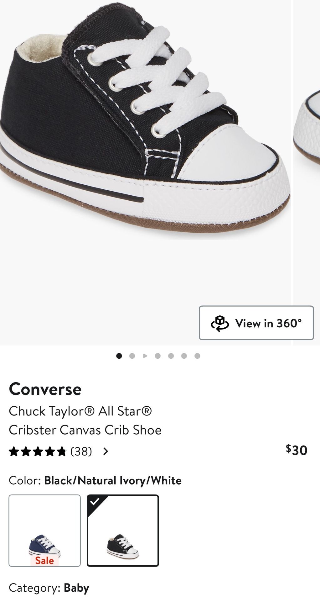 Converse Baby Crib Shoes