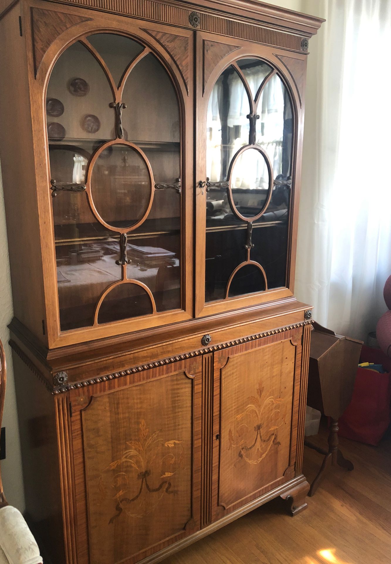 French Antique China Cabinet